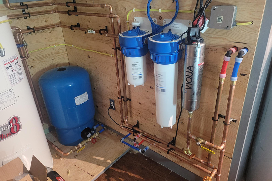 Hot Water Tank Filtration System